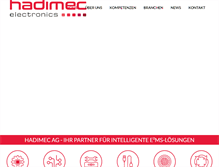 Tablet Screenshot of hadimec.com